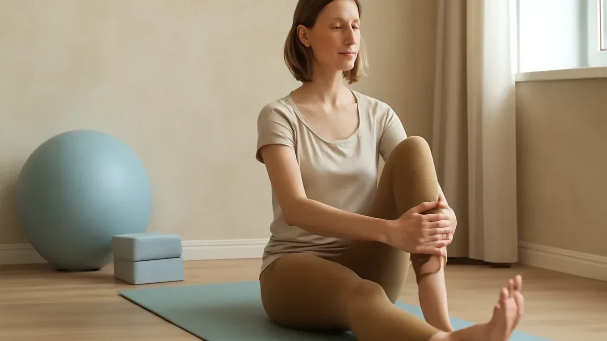 Mobilità delle anche da seduti: movimenti dolci prima dello yoga
