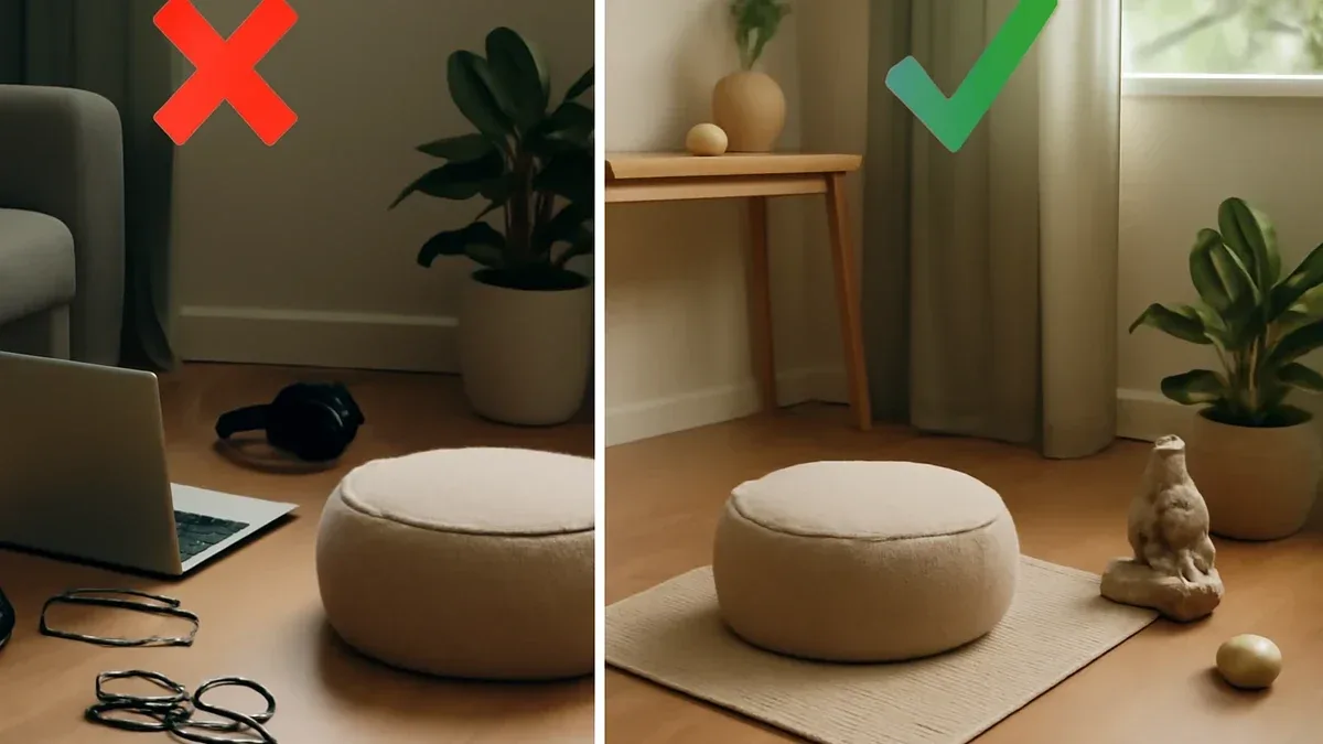 Come scegliere una posizione comoda per meditare seduti