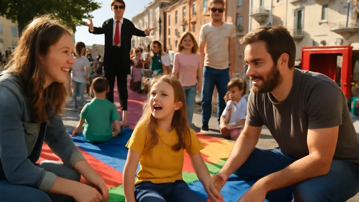 Una sequenza dolce sul tappetino prima di una passeggiata