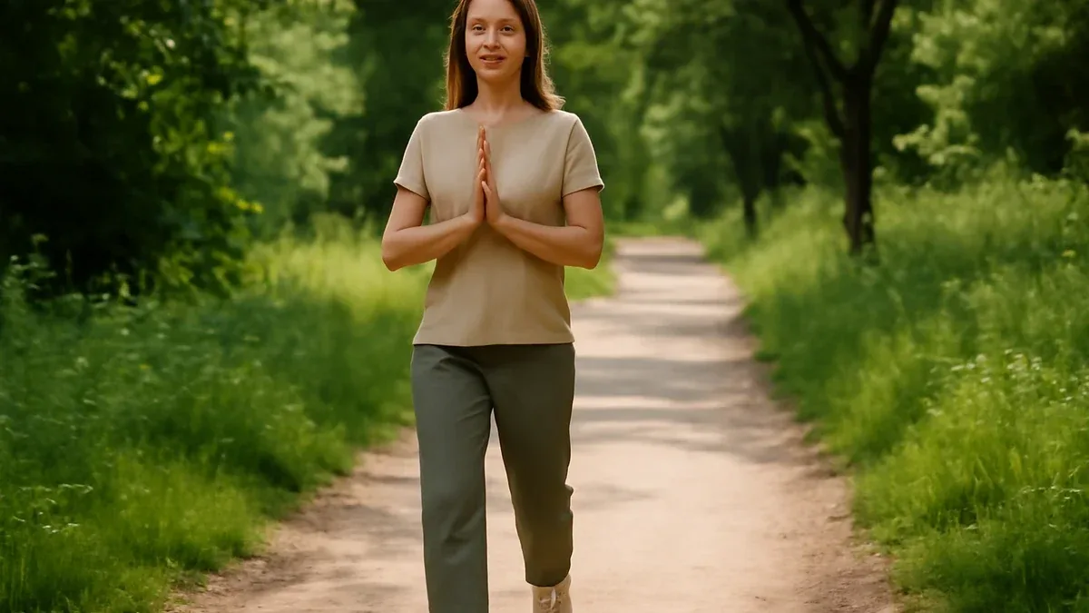 Yoga in piedi senza tappetino: una sequenza breve e prudente