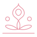 yoga icona equilibrio